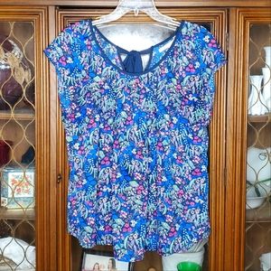 LC Tie-back Swing Blouse